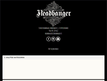 Tablet Screenshot of headbanger.fi